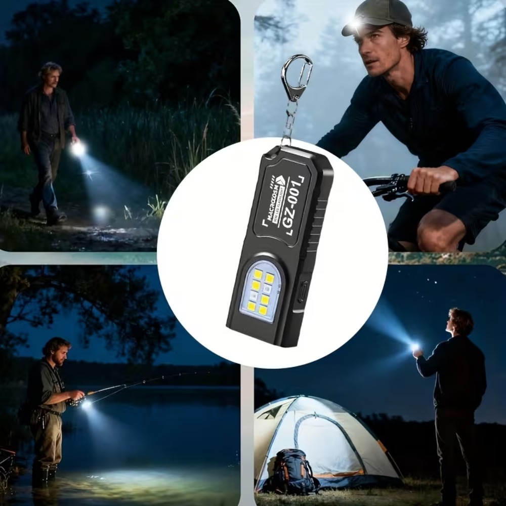 Mini COB LED Keychain Flashlig - Fishing Light บทวิจารณ์และราคา